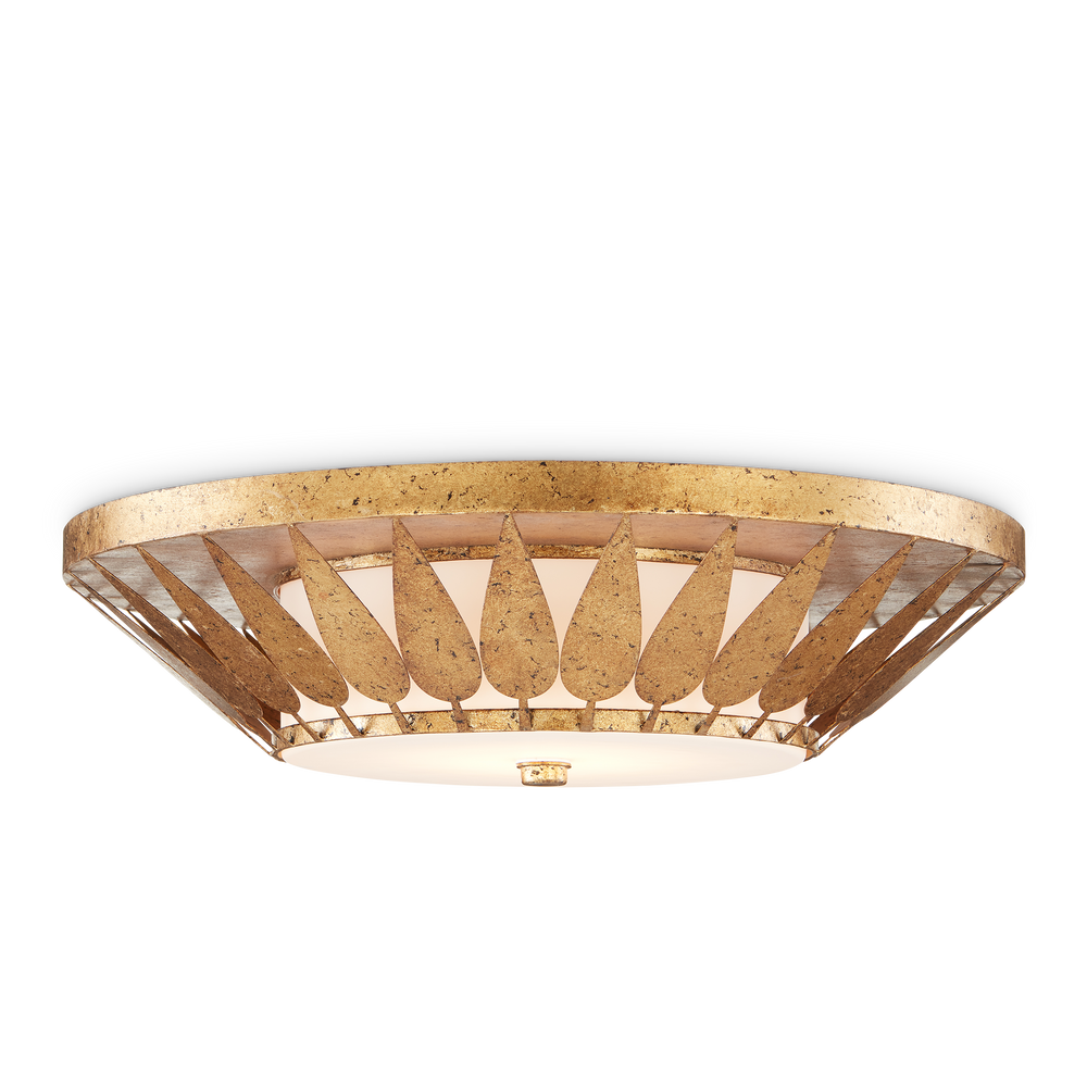 Floris Gold Flush Mount