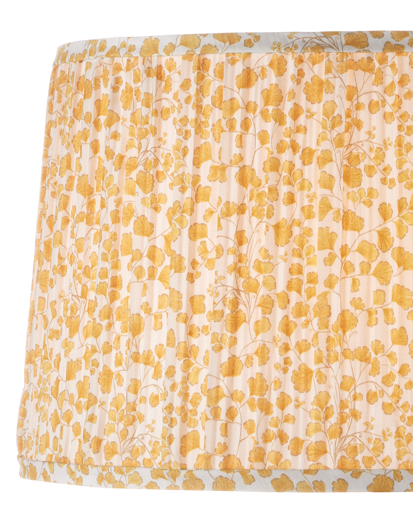 Maiden Fern Yellow Tapered Lamp Shade.