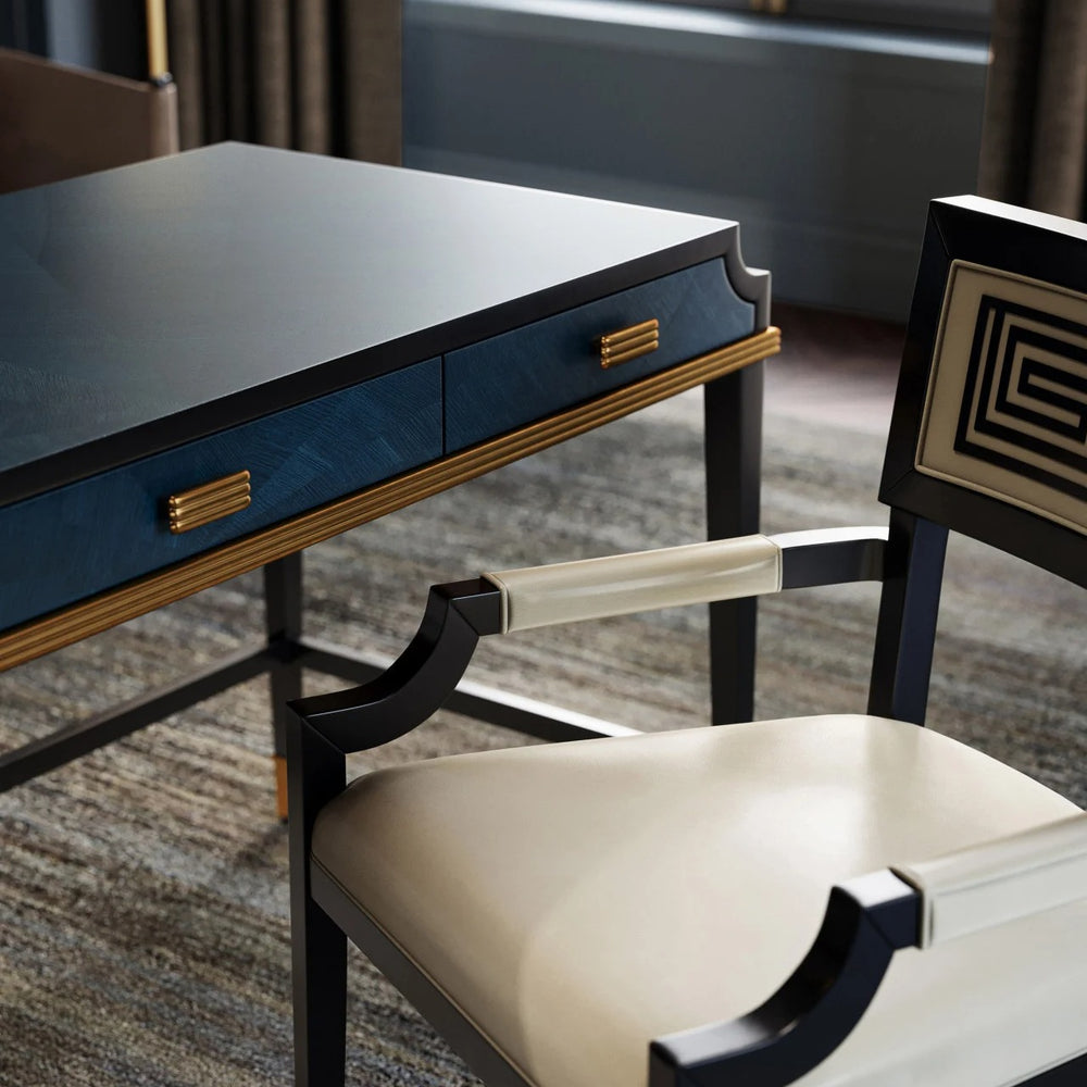 
                      
                        Kallista Large Blue Desk
                      
                    