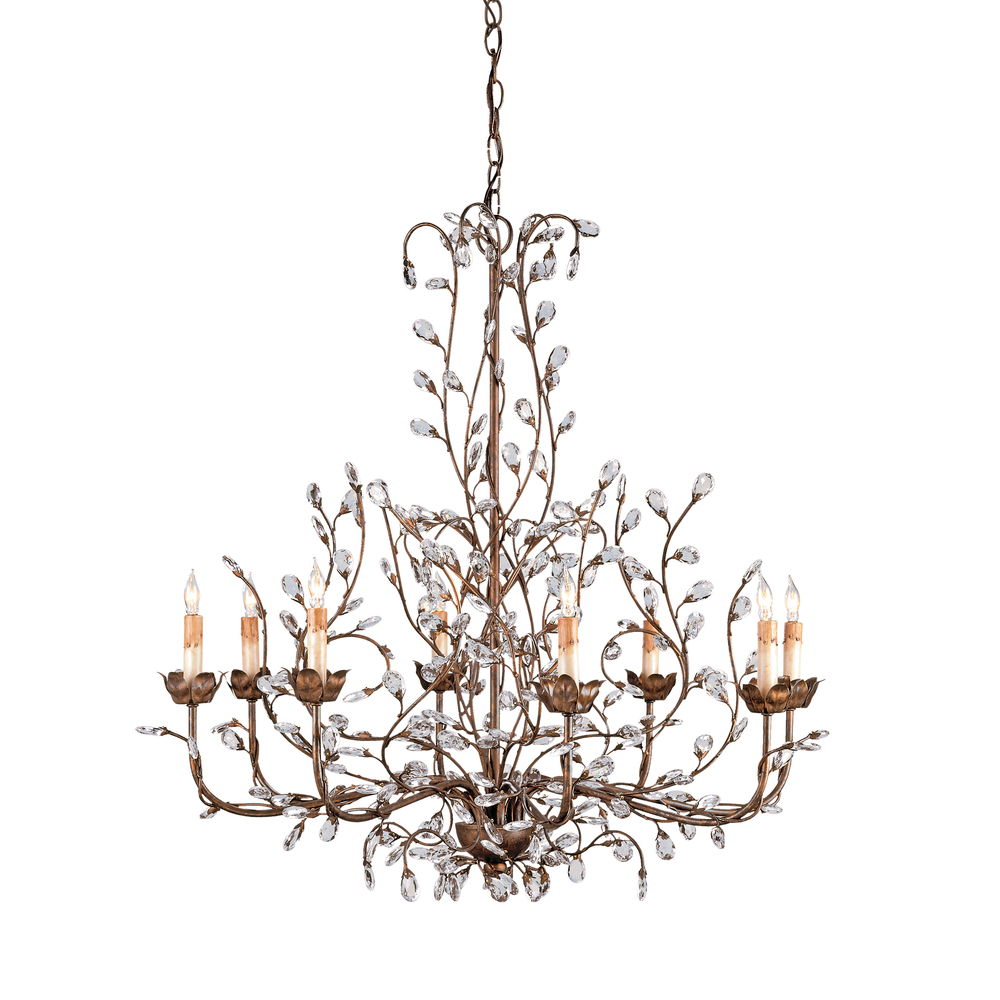 
                      
                        Crystal Bud Large Gold Chandelier
                      
                    