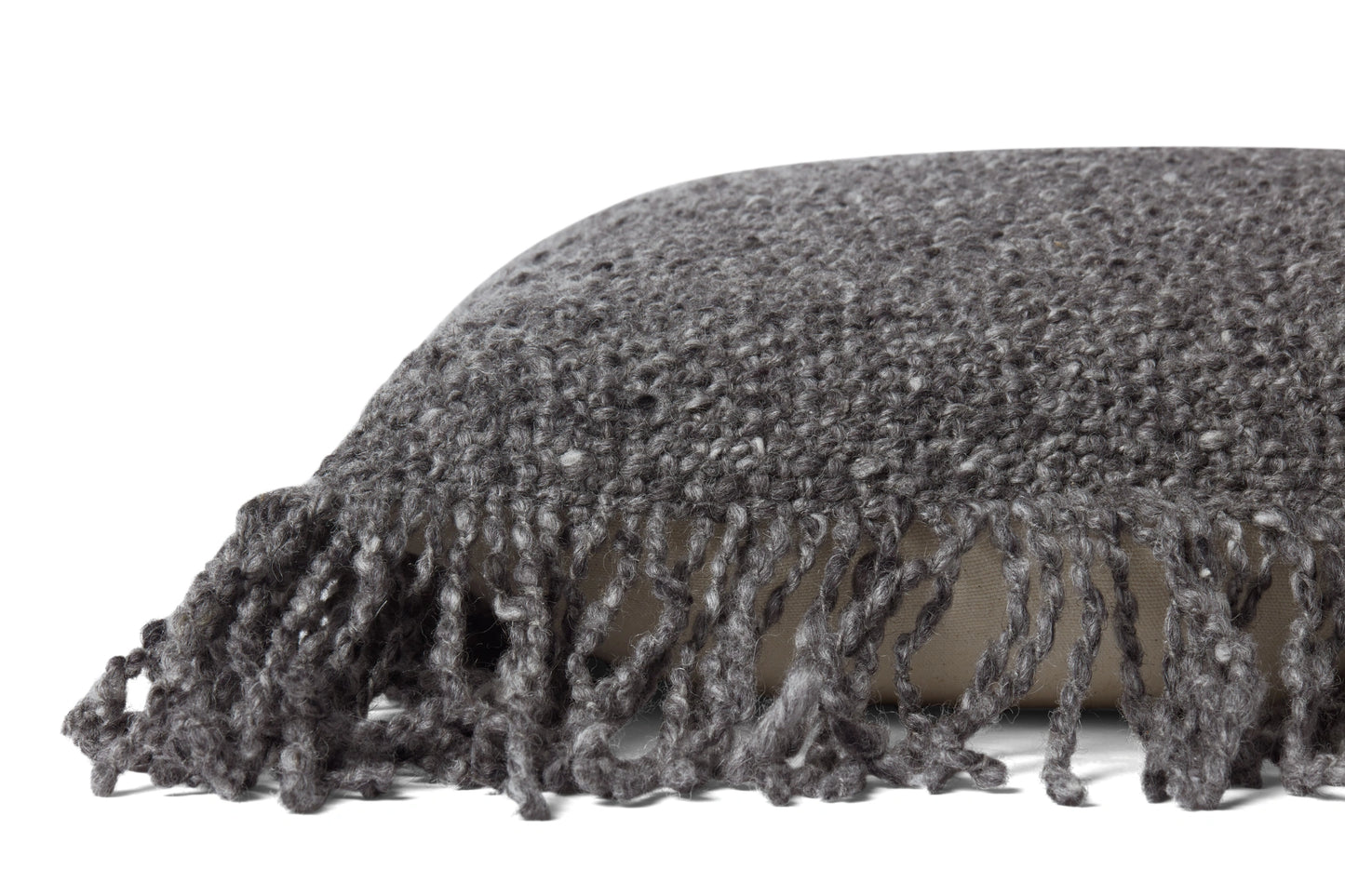 Loloi PLL0033 Charcoal 18" x 18" Cover w/Down Pillow