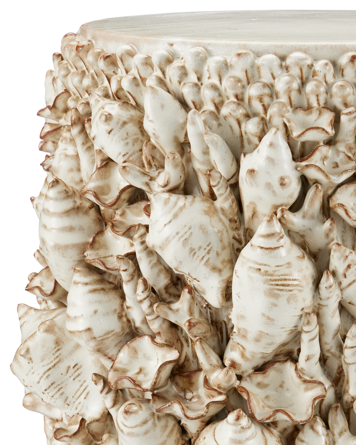 Corfu Ivory Accent Table.