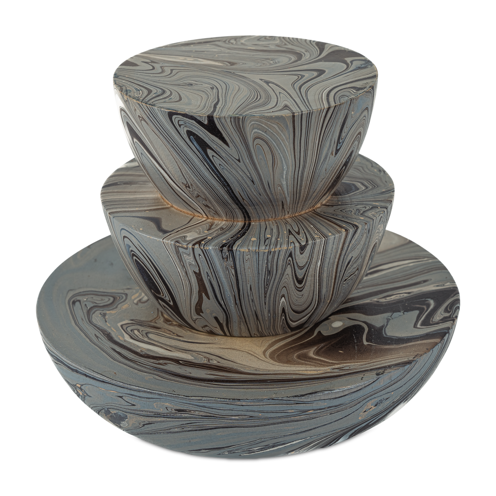 
                      
                        Marbleized Stacking Box Set of 3.
                      
                    