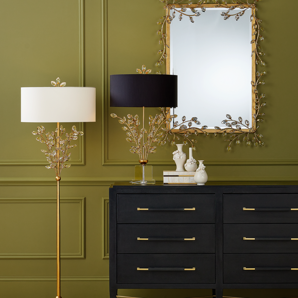 
                      
                        Forget-Me-Not Gold Table Lamp.
                      
                    