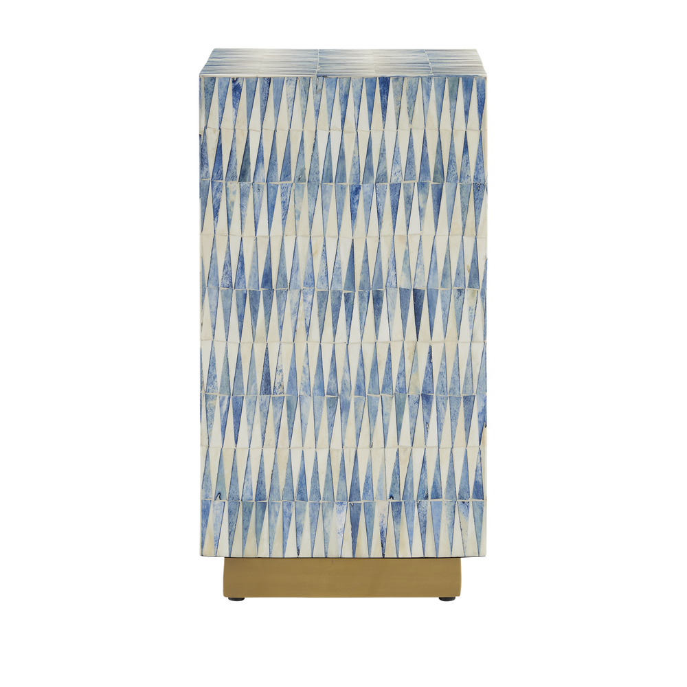 
                      
                        Nadene Blue & White Accent Table
                      
                    