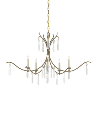 Marshallia Small Gold Chandelier