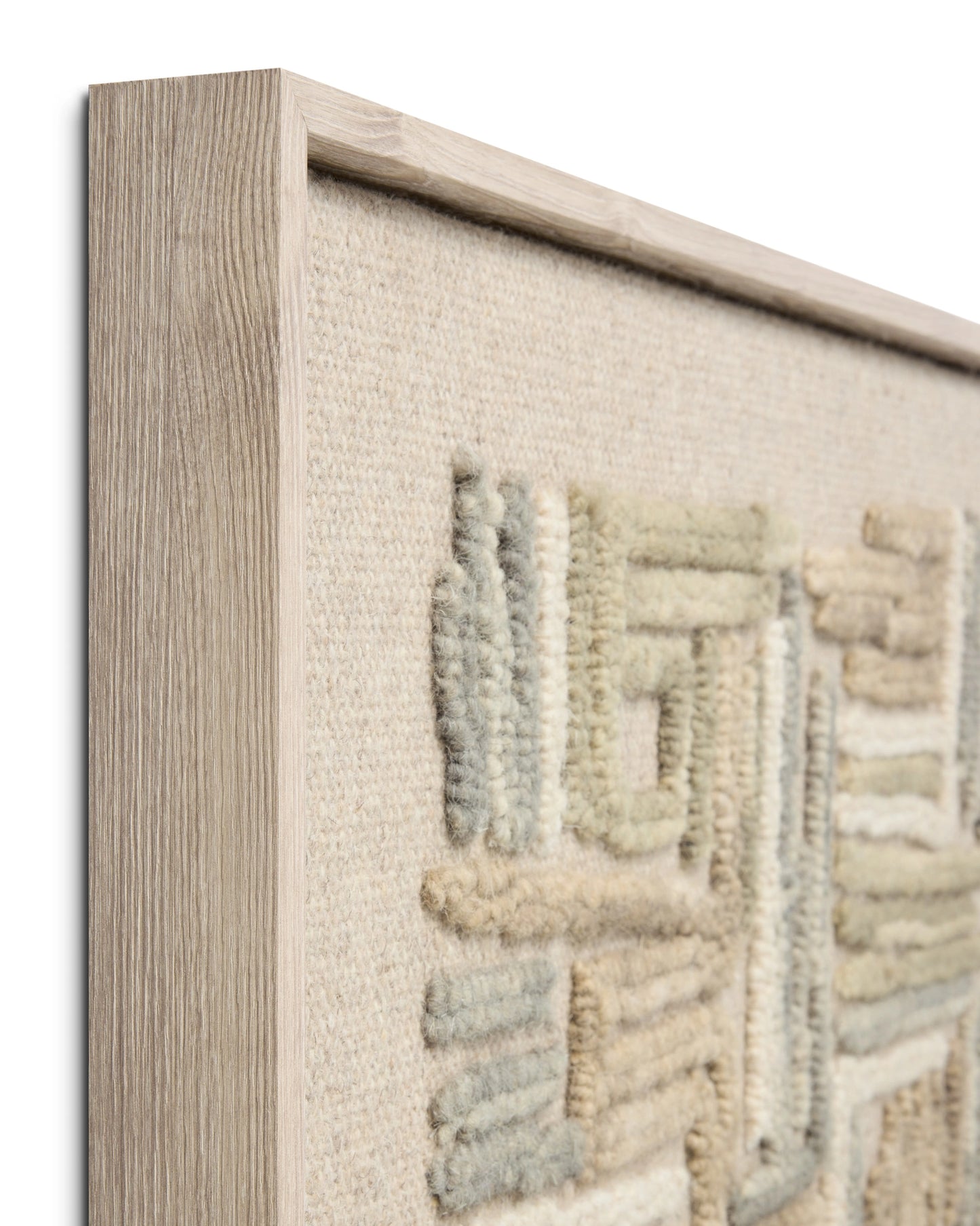 Loloi Puzzled Ivory / Green 3'-6" x 2'-6" Wall Art