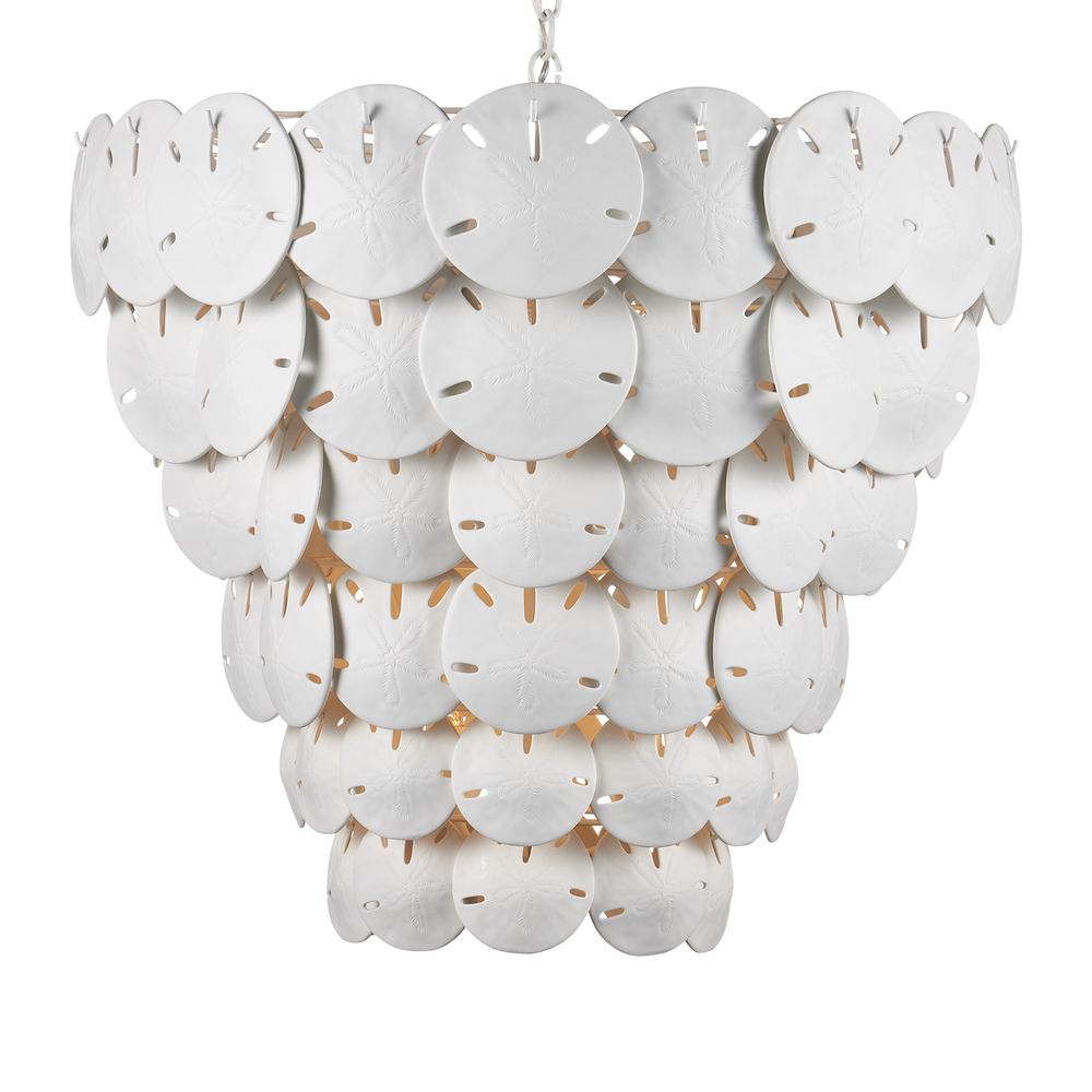 Tulum Extra Large White Chandelier