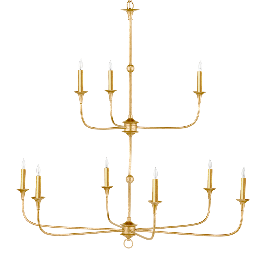 
                      
                        Nottaway Two-Tier Gold Chandelier
                      
                    