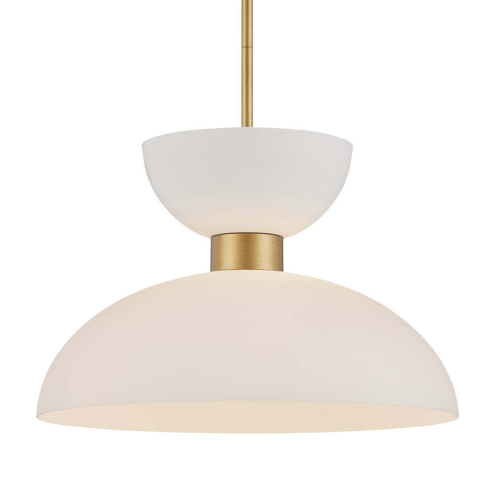 Zevio White Pendant