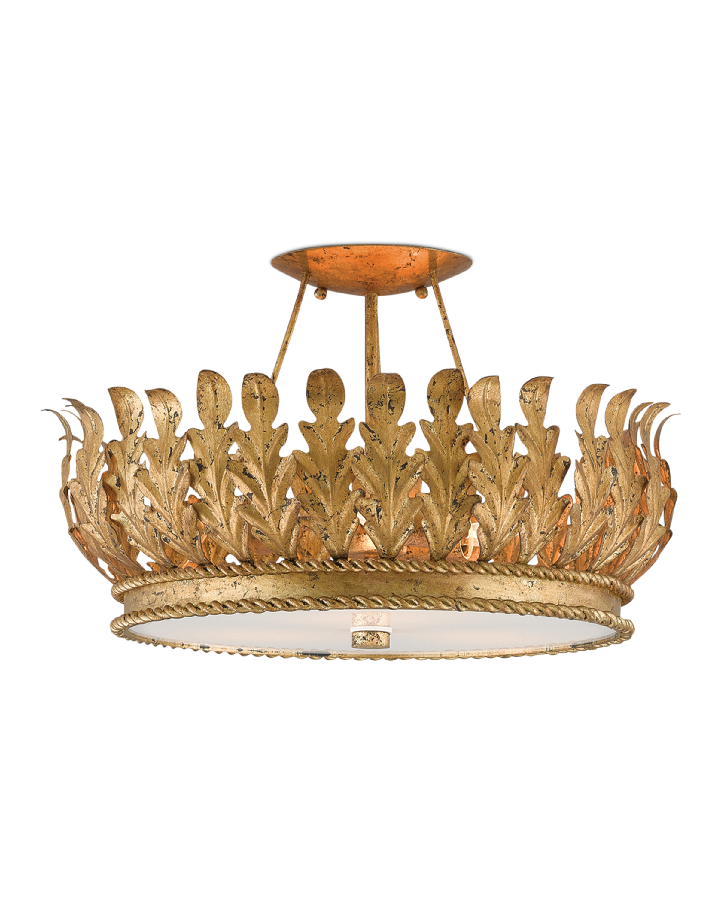 Currey & Company Biddulph Semi-Flush Mount
