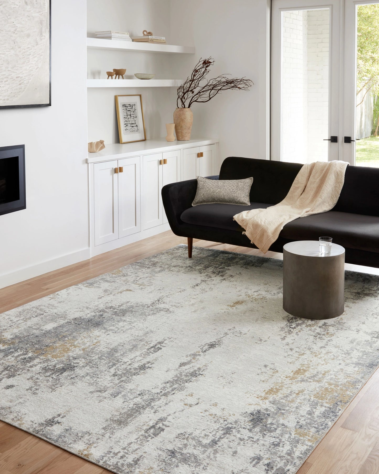 Loloi Drift Pebble / Ocean 18" x 18" Sample Rug