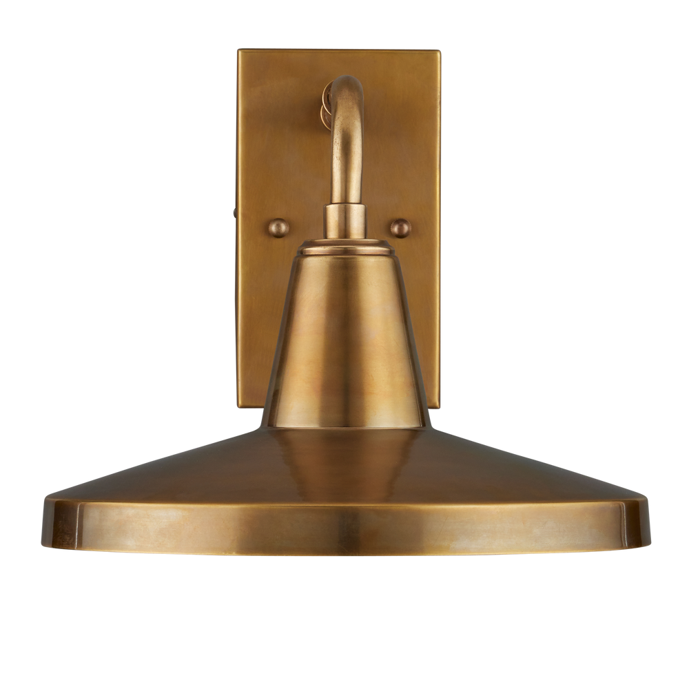 
                      
                        Mariner Brass Outdoor Wall Sconce.
                      
                    