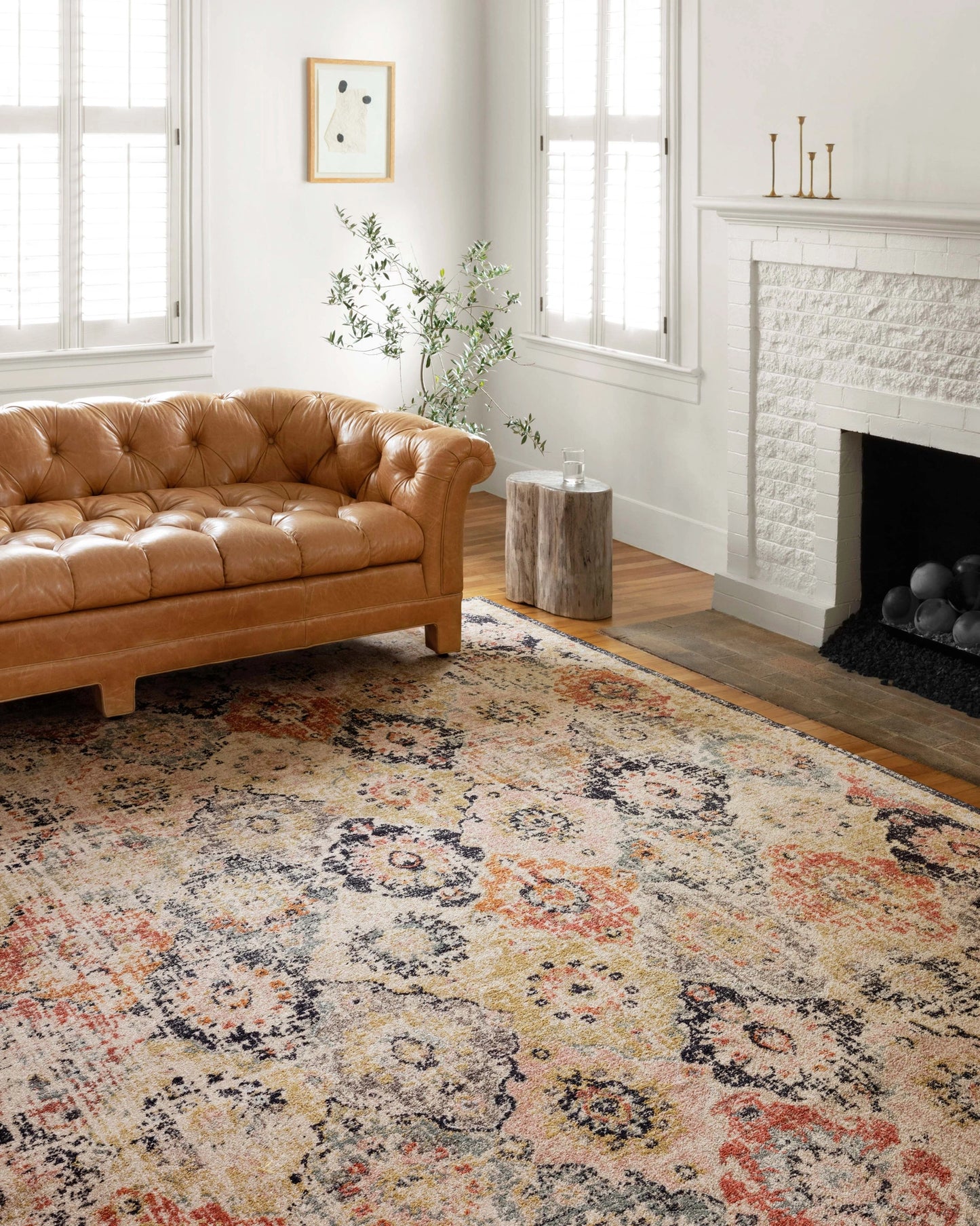 Loloi Jocelyn Khaki / Multi 6'-7" x 9'-7" Area Rug