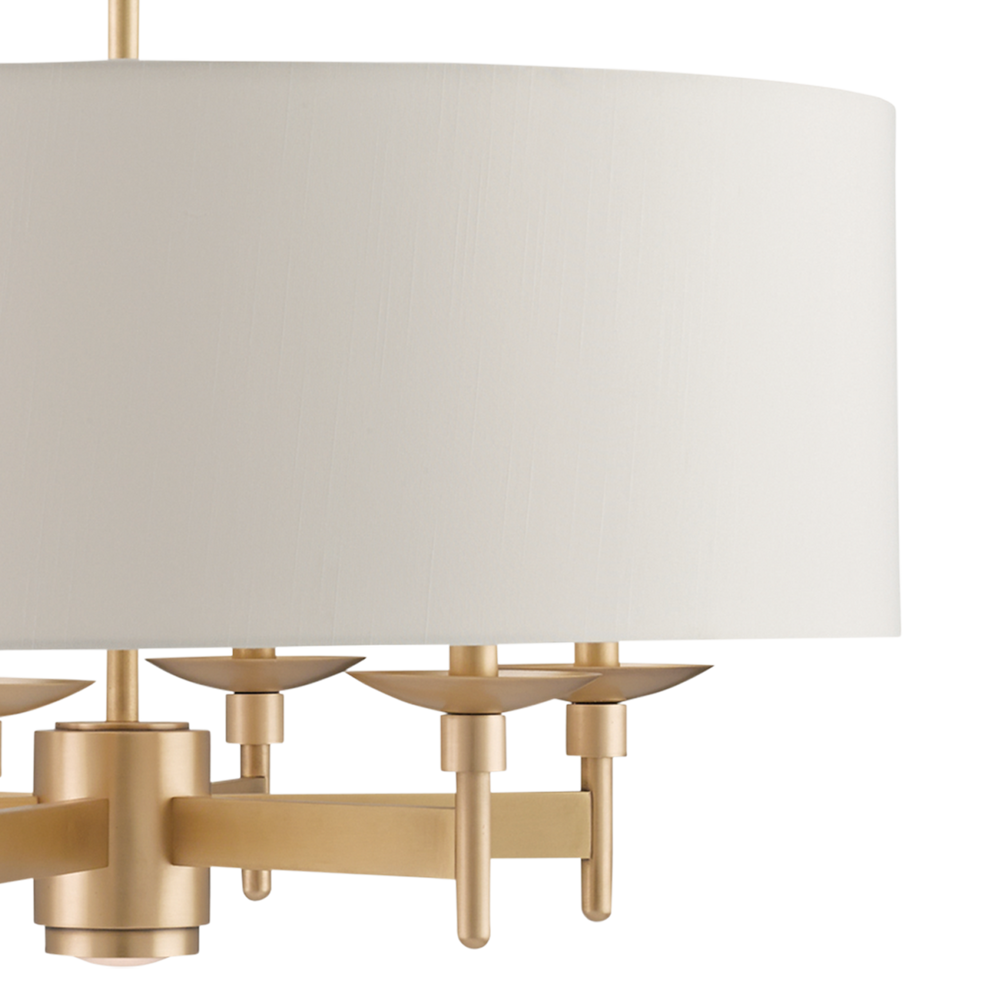 Bering Brass Semi-Flush Mount