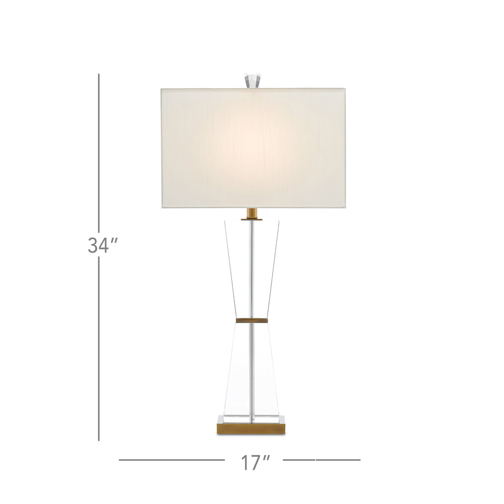 
                      
                        Laelia Clear Table Lamp.
                      
                    