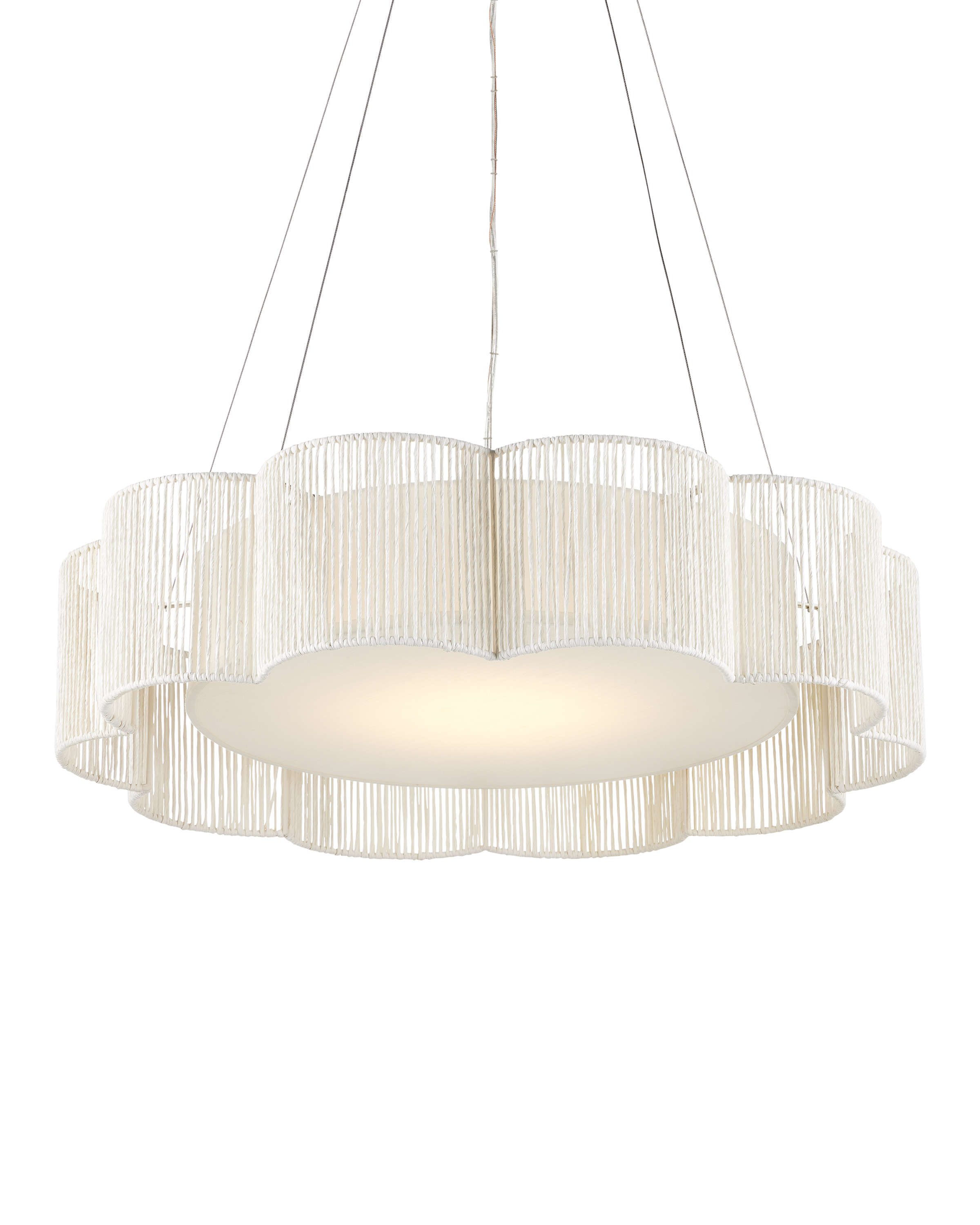 Ancroft White Chandelier - Thumbnail 4