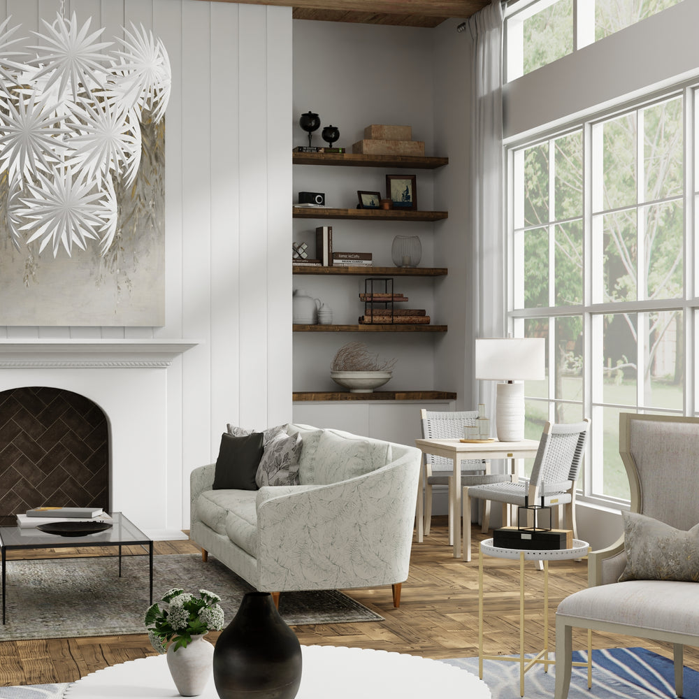 
                      
                        Bismarkia Large White Chandelier
                      
                    