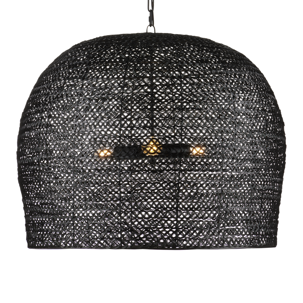 Piero Large Black Chandelier