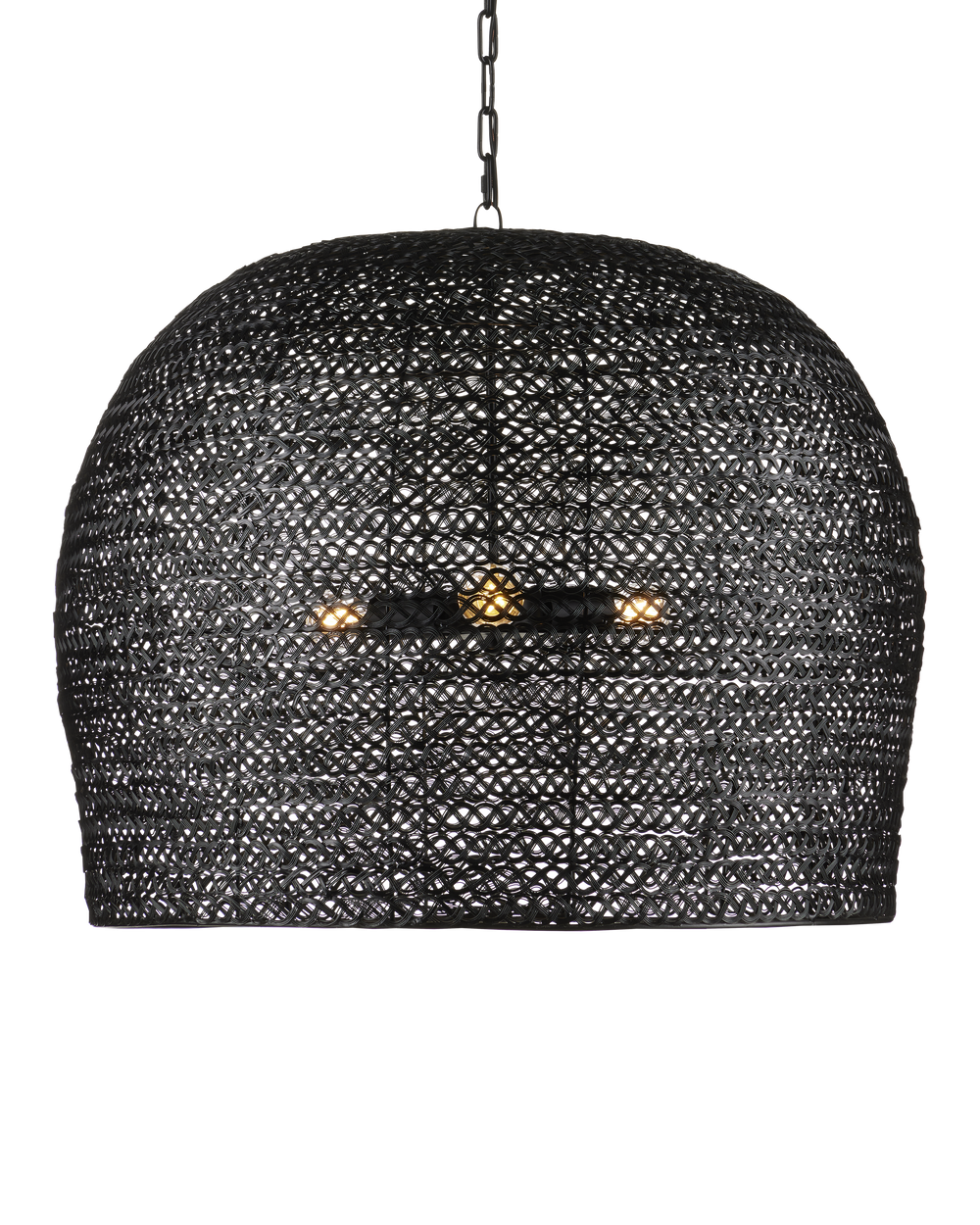 Piero Large Black Chandelier