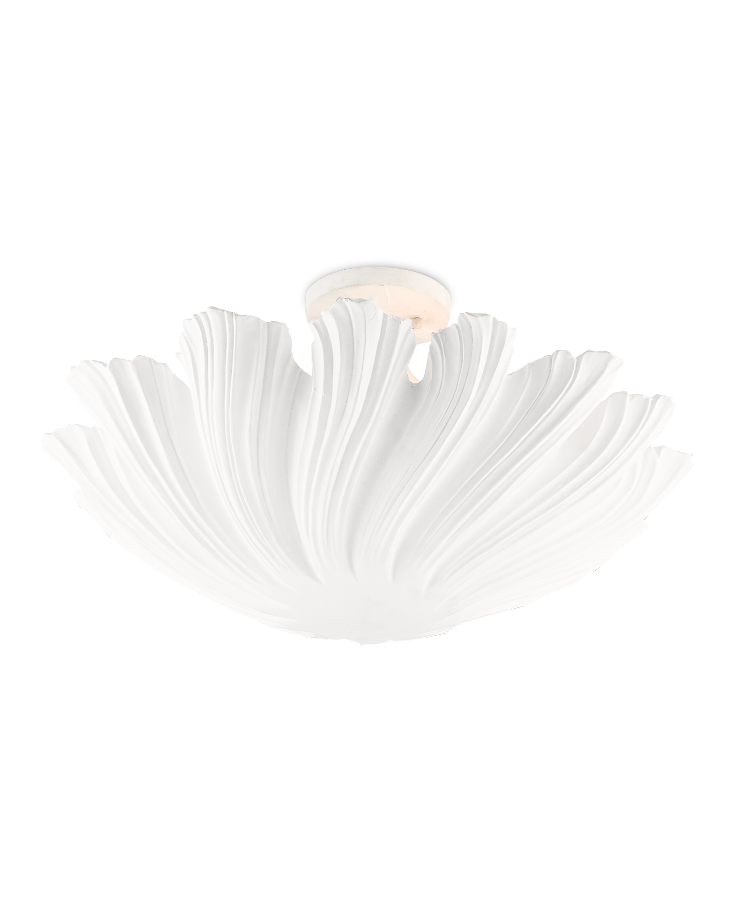 Hadley White Semi-Flush Mount - Thumbnail 2