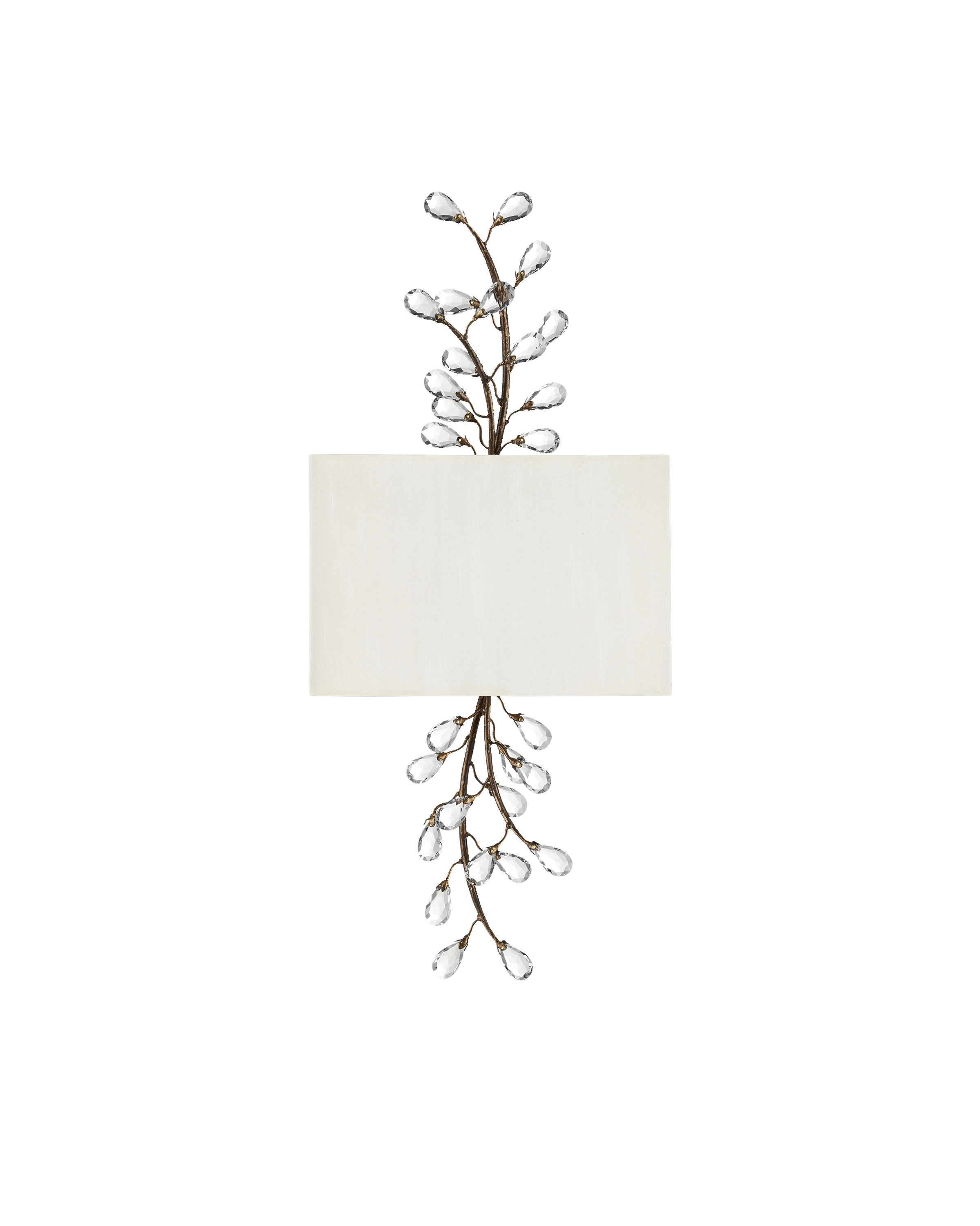 Crystal Bud Tall Wall Sconce