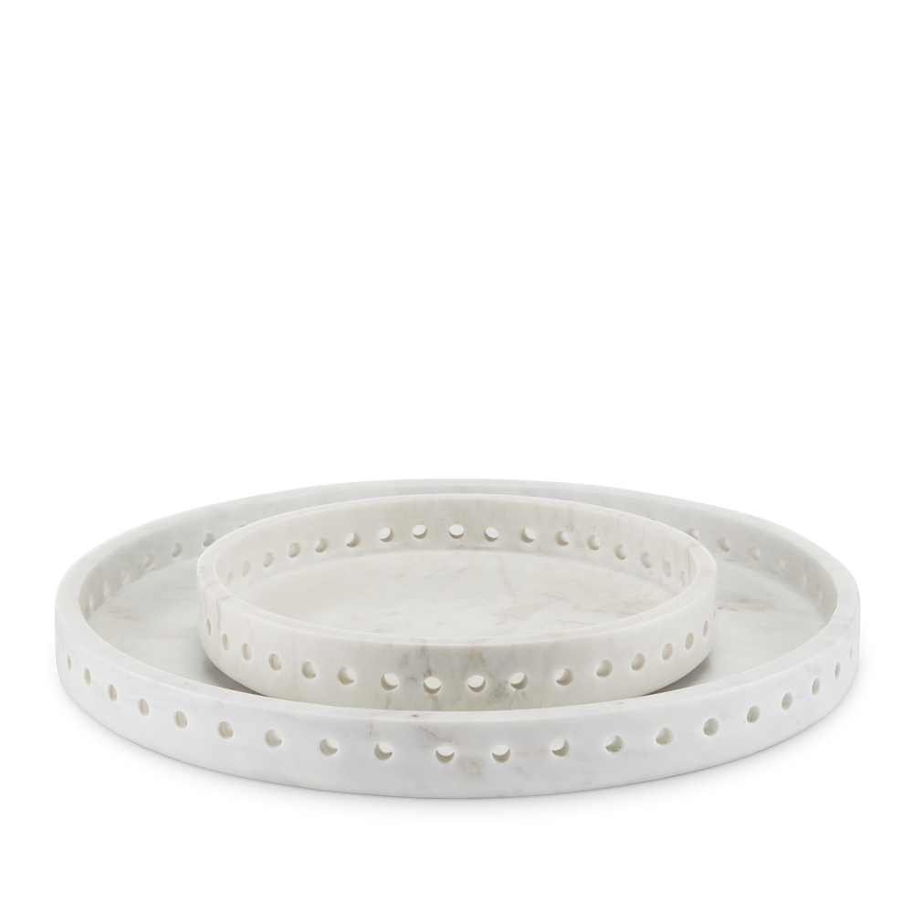 
                      
                        Freya Large White Marble Tray.
                      
                    