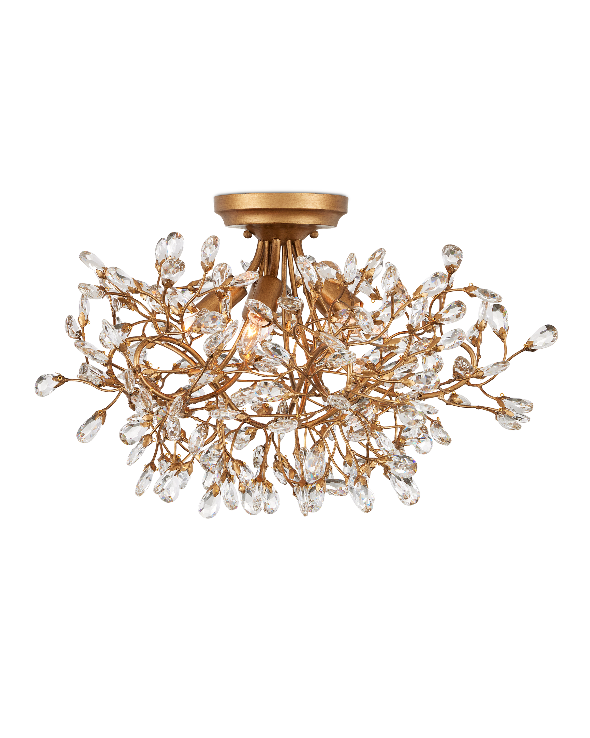 Crystal Bud Semi-Flush Mount - Thumbnail 3