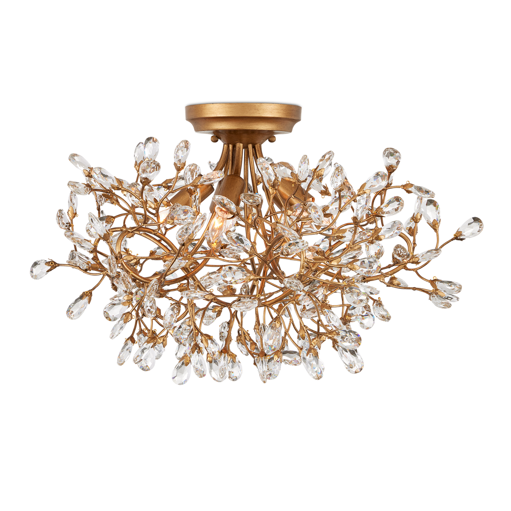 Crystal Bud Semi-Flush Mount