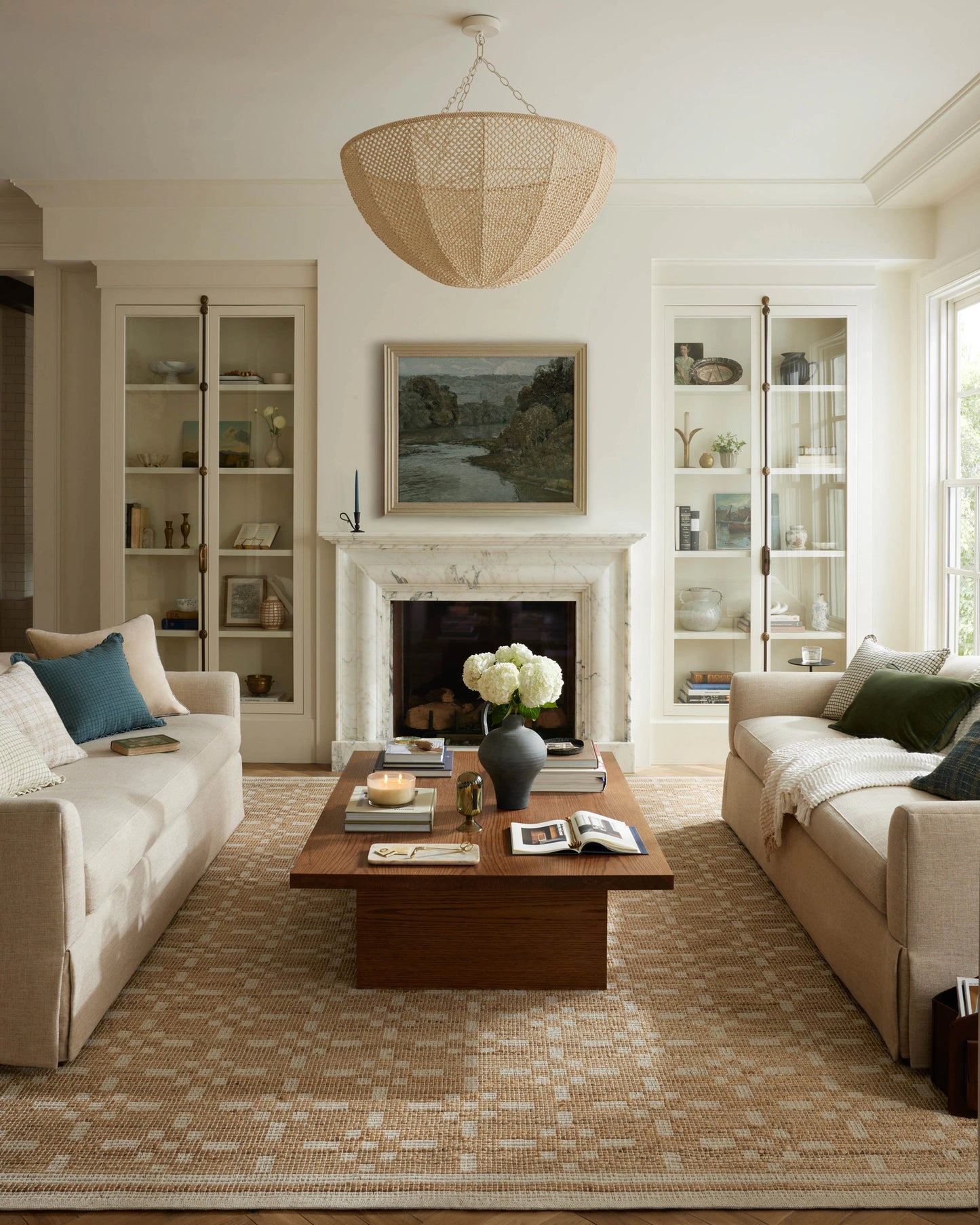 Chris Loves Julia x Loloi Judy Natural / Ivory 5'-0" x 7'-6" Area Rug