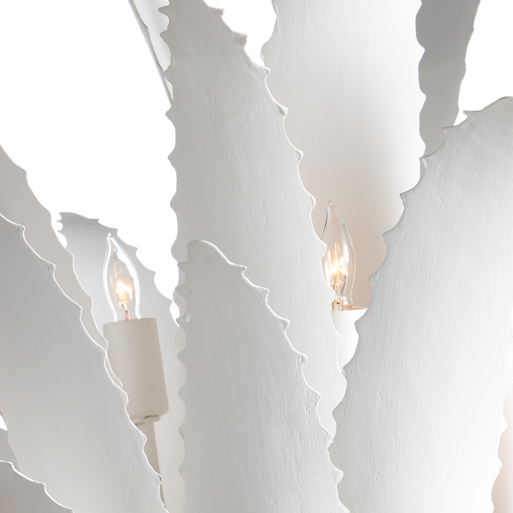 Agave White Chandelier