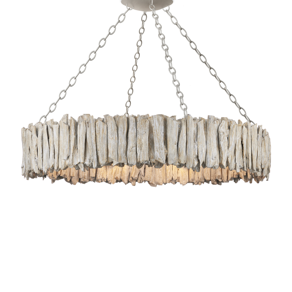 
                      
                        Driftwood Whitewash Ring Chandelier
                      
                    