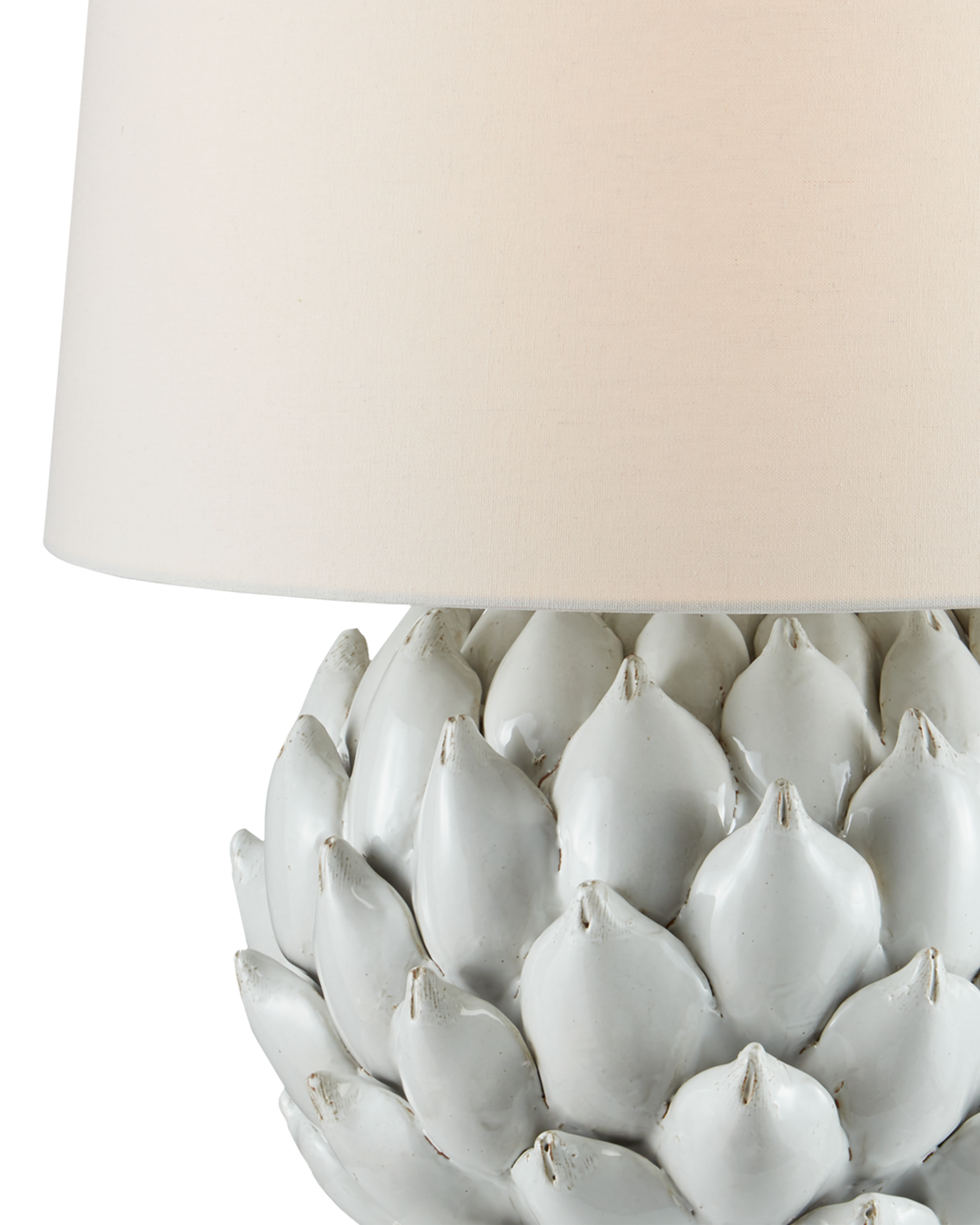 Cynara White Table Lamp - Thumbnail 4