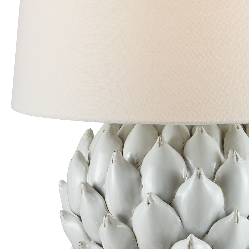 Cynara White Table Lamp.