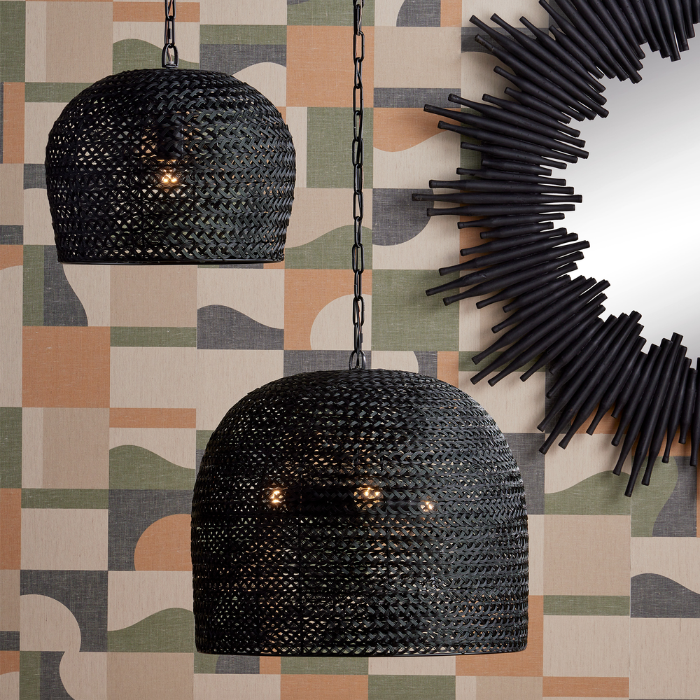 
                      
                        Piero Small Black Pendant
                      
                    