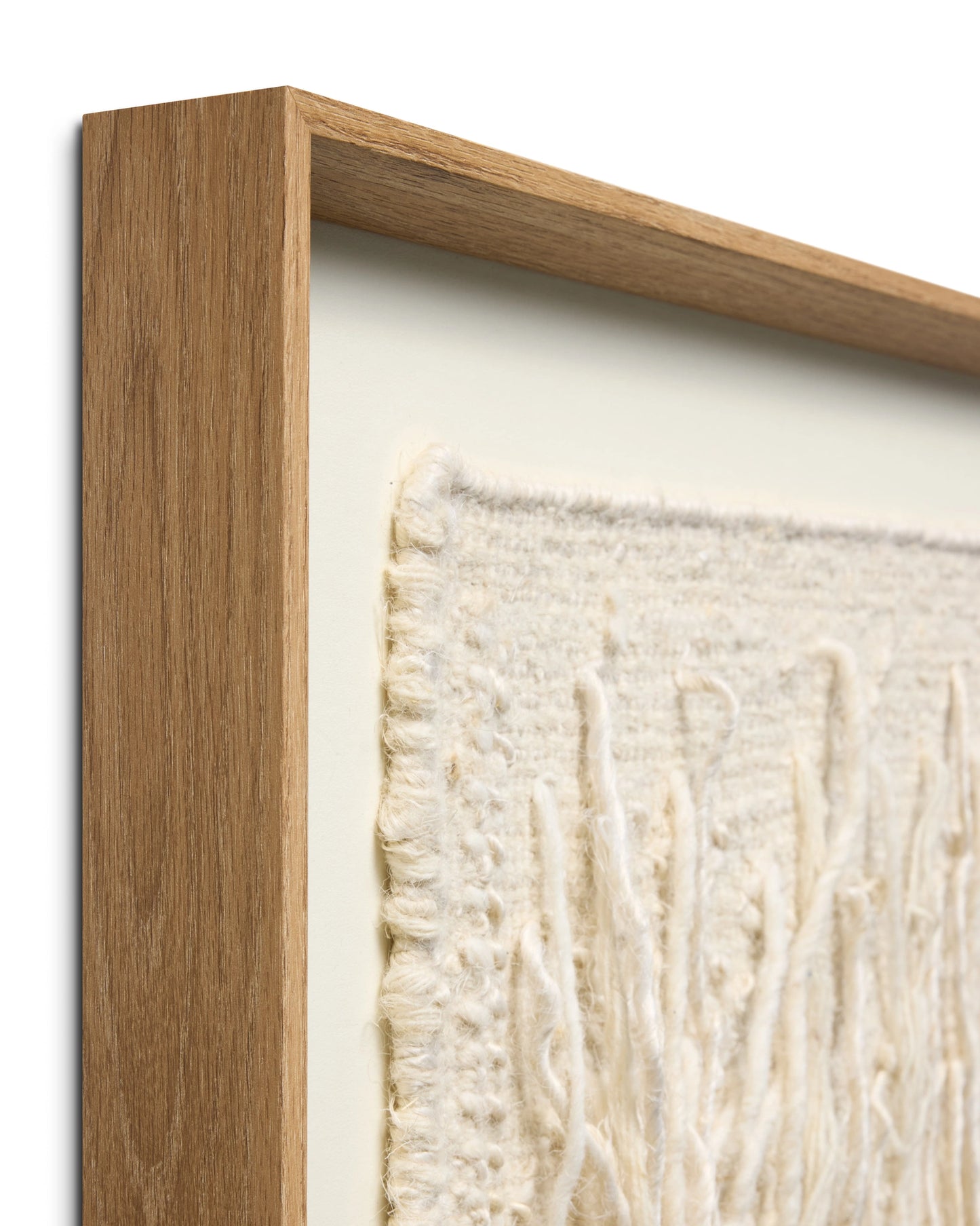 Loloi Ivory Falls Ivory / Ivory 4' x 3'-2" Wall Art