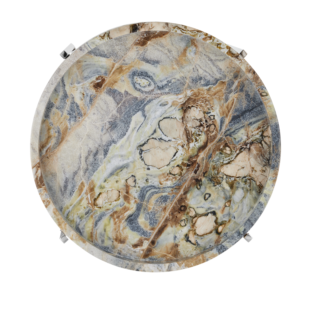 
                      
                        Freya Floral Jade Marble Accent Table
                      
                    