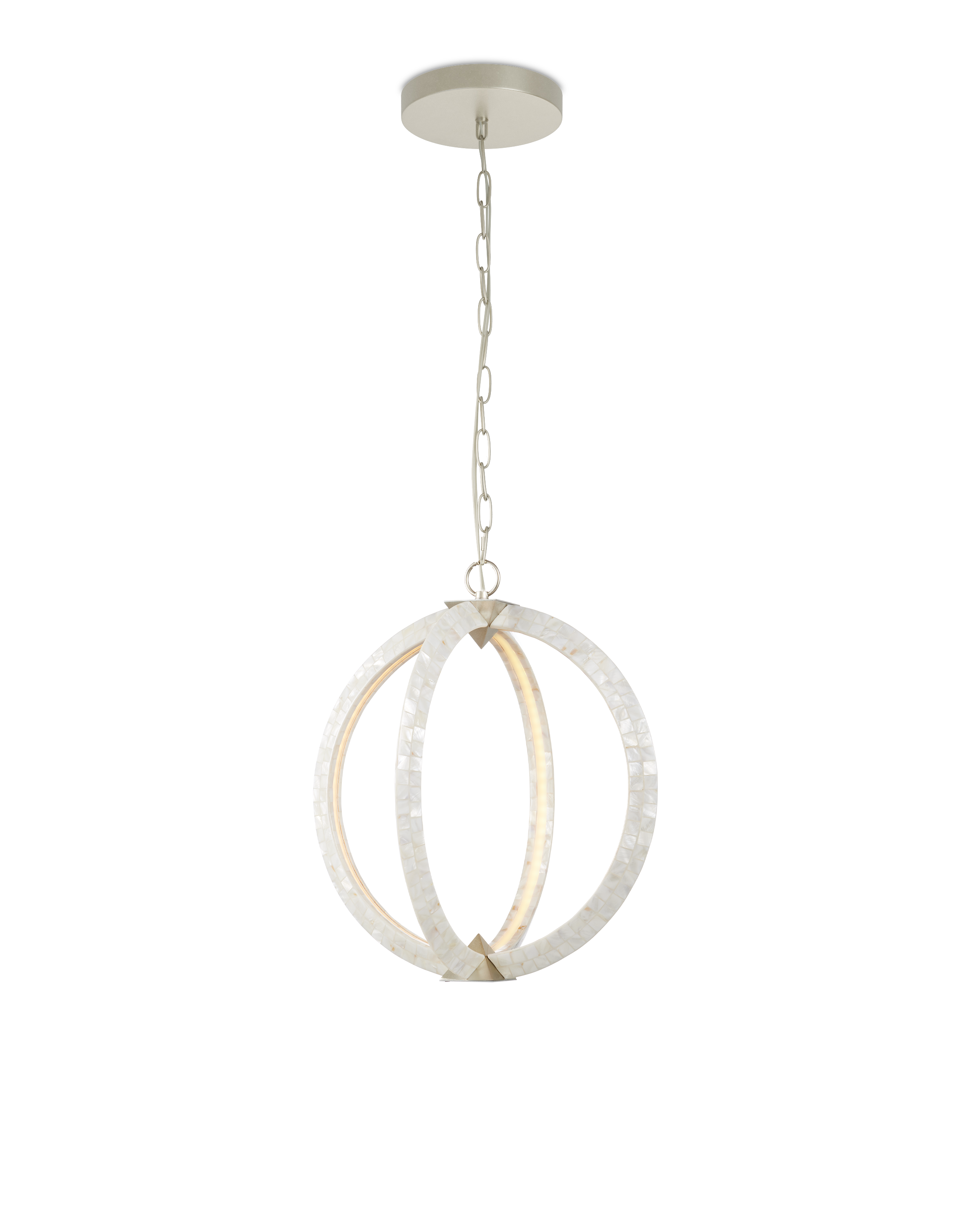 Arietta White Orb Chandelier - Thumbnail 5