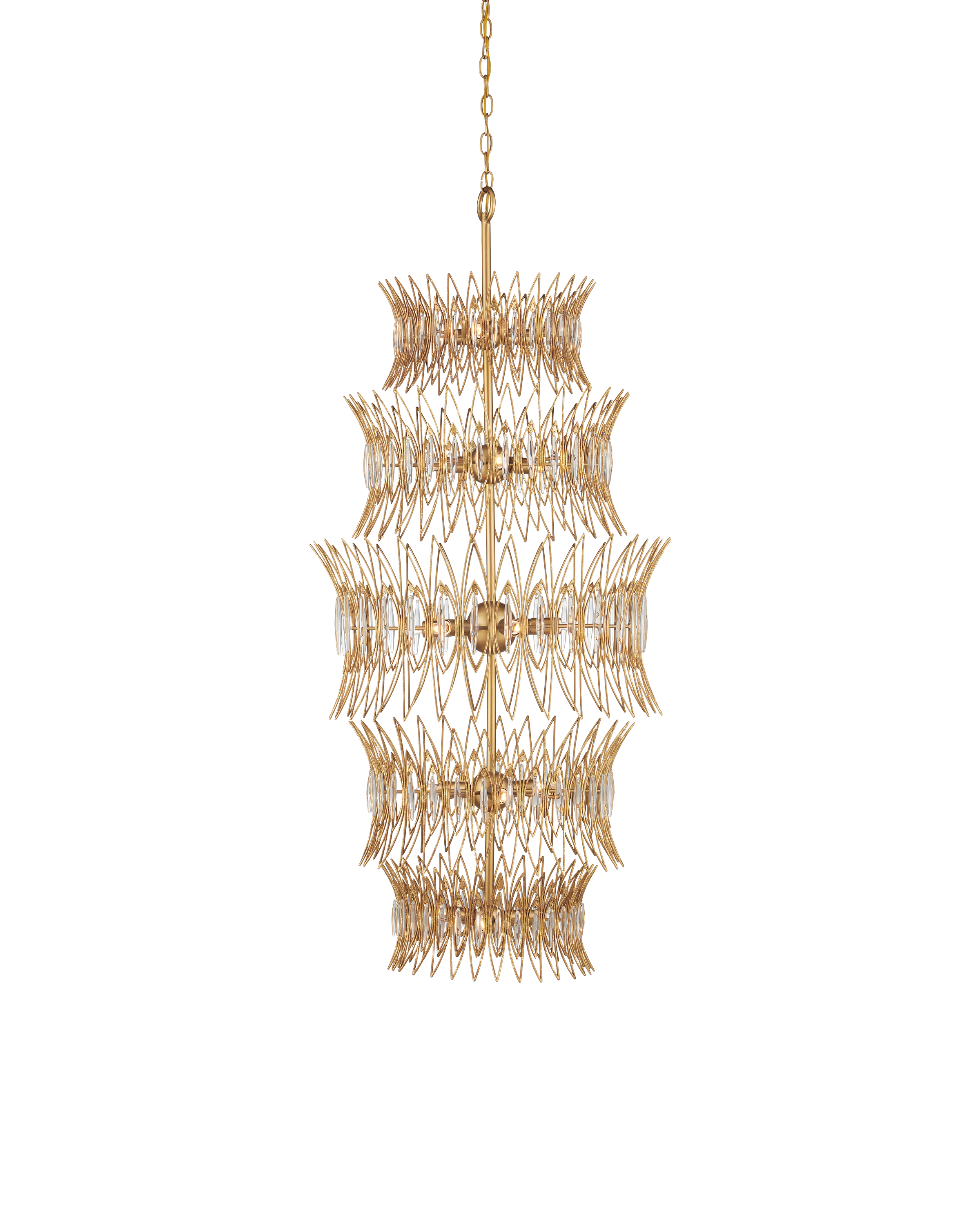 Marquise Large Gold Chandelier - Thumbnail 4