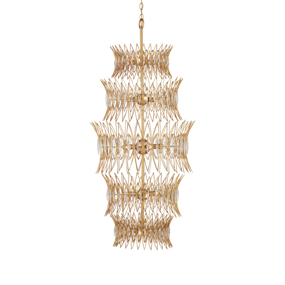 Marquise Large Gold Chandelier