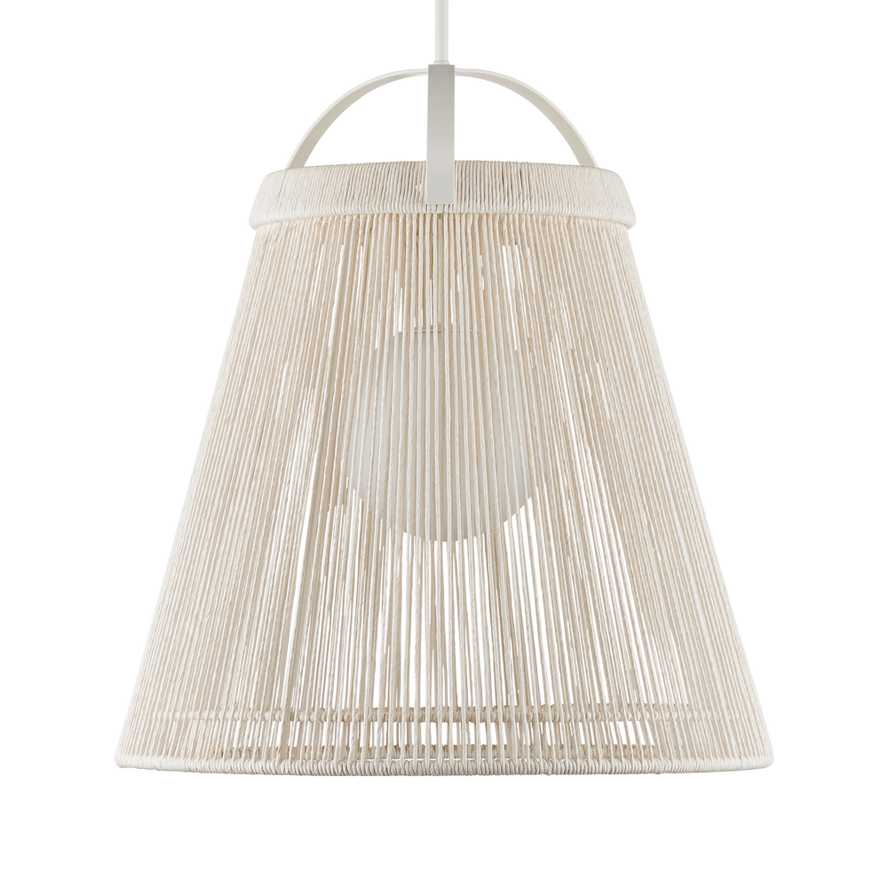 
                      
                        Parnell Medium White Pendant
                      
                    