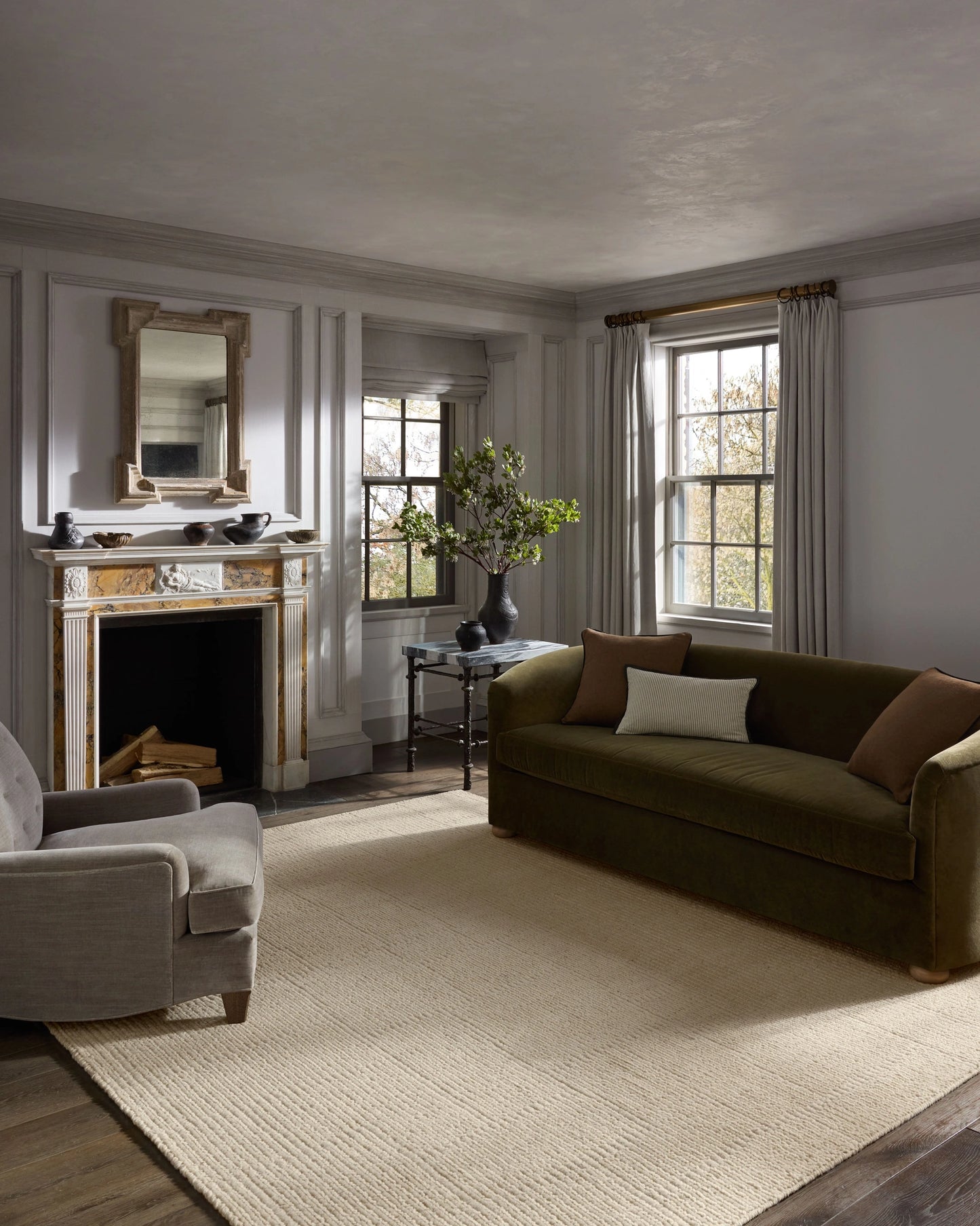 Jeremiah Brent x Loloi Greenwich Ivory 4'-0" x 6'-0" Accent Rug