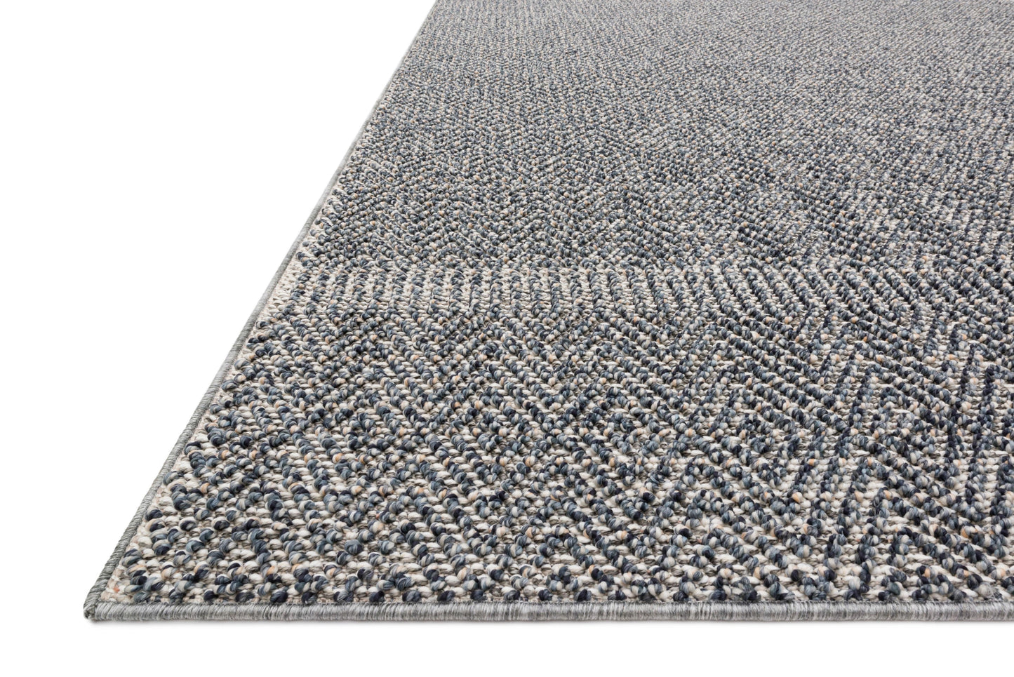 Loloi Cole Denim / Grey 2'-7" x 10'-0" Runner Rug