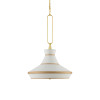 
                      
                        Perth Gold & White Pendant
                      
                    