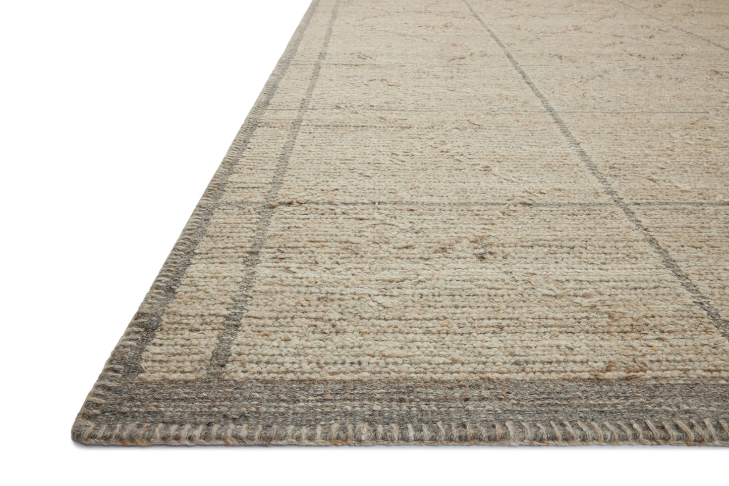 Amber Lewis x Loloi Bowie Fog / Grey 5'-6" x 8'-6" Area Rug