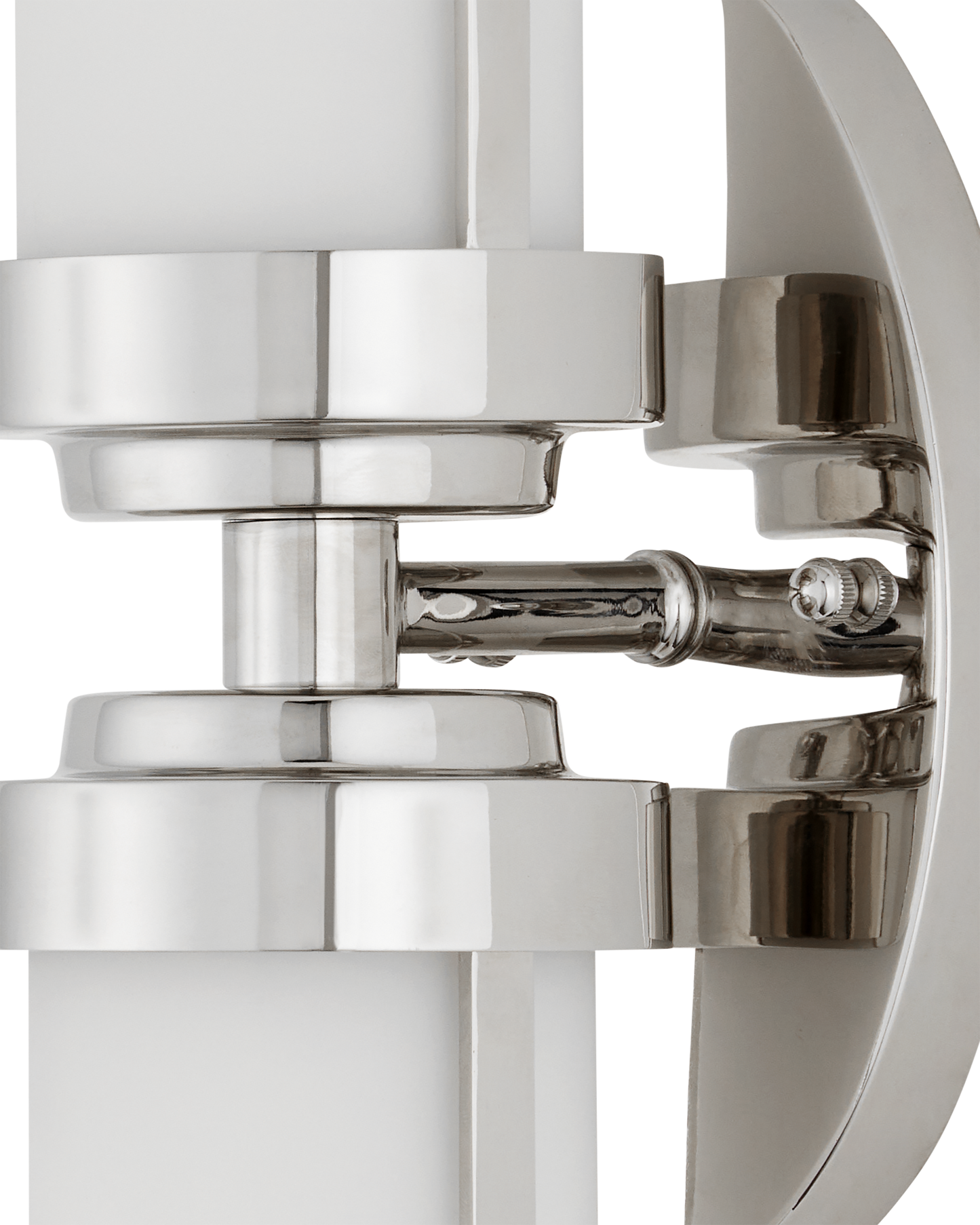 Bowland Nickel Bath Wall Sconce.