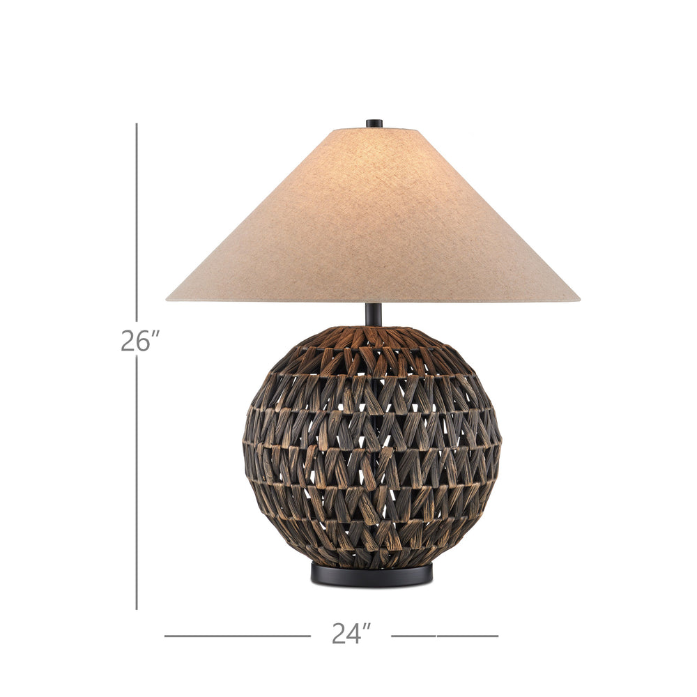 
                      
                        Casimer Black Table Lamp.
                      
                    