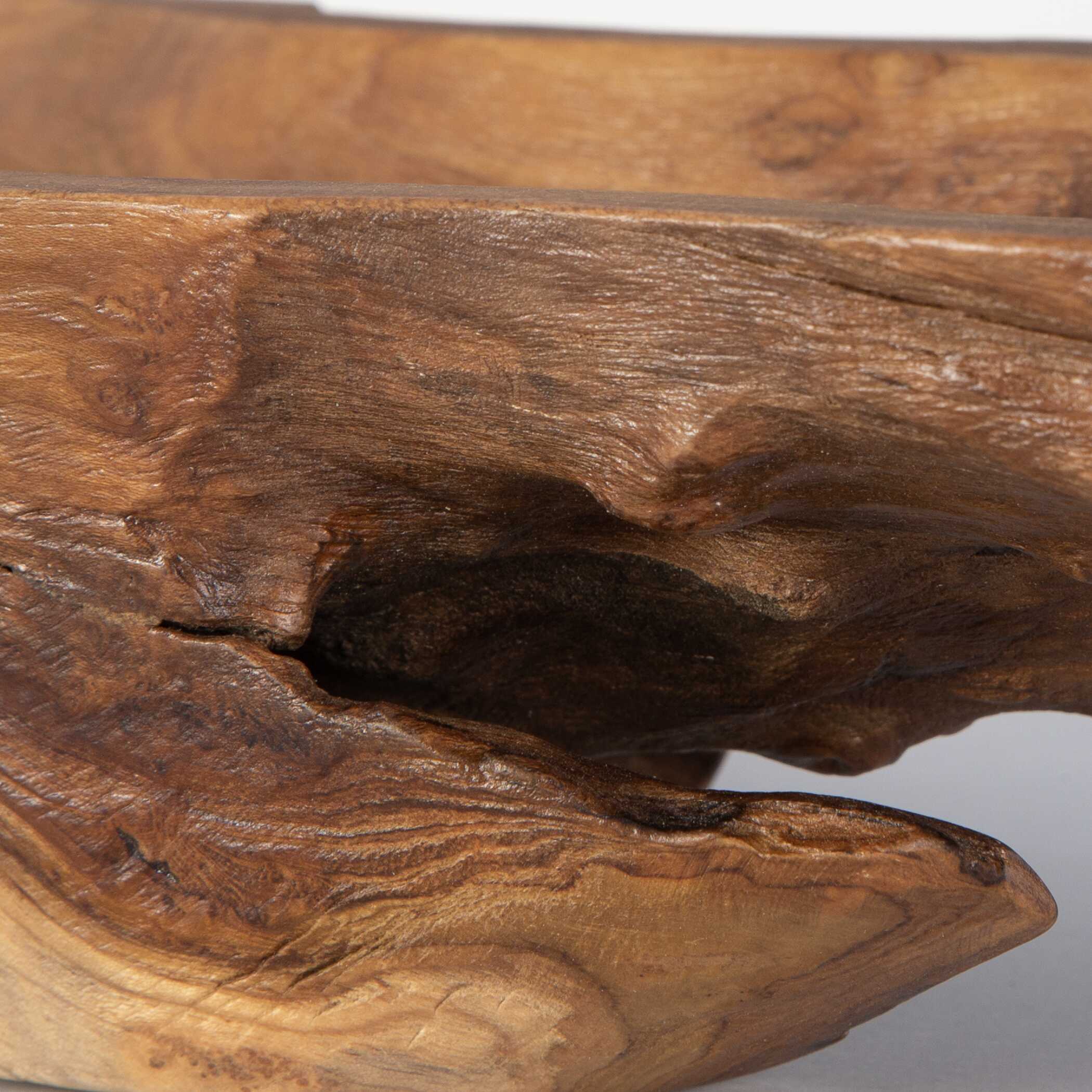 Uttermost Teak Leaf Bowl - Thumbnail 4