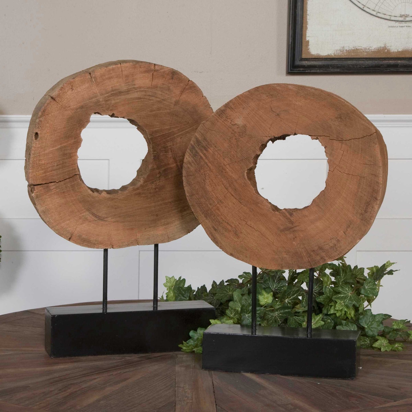 Uttermost Ashlea Wooden Sculptures Set/2