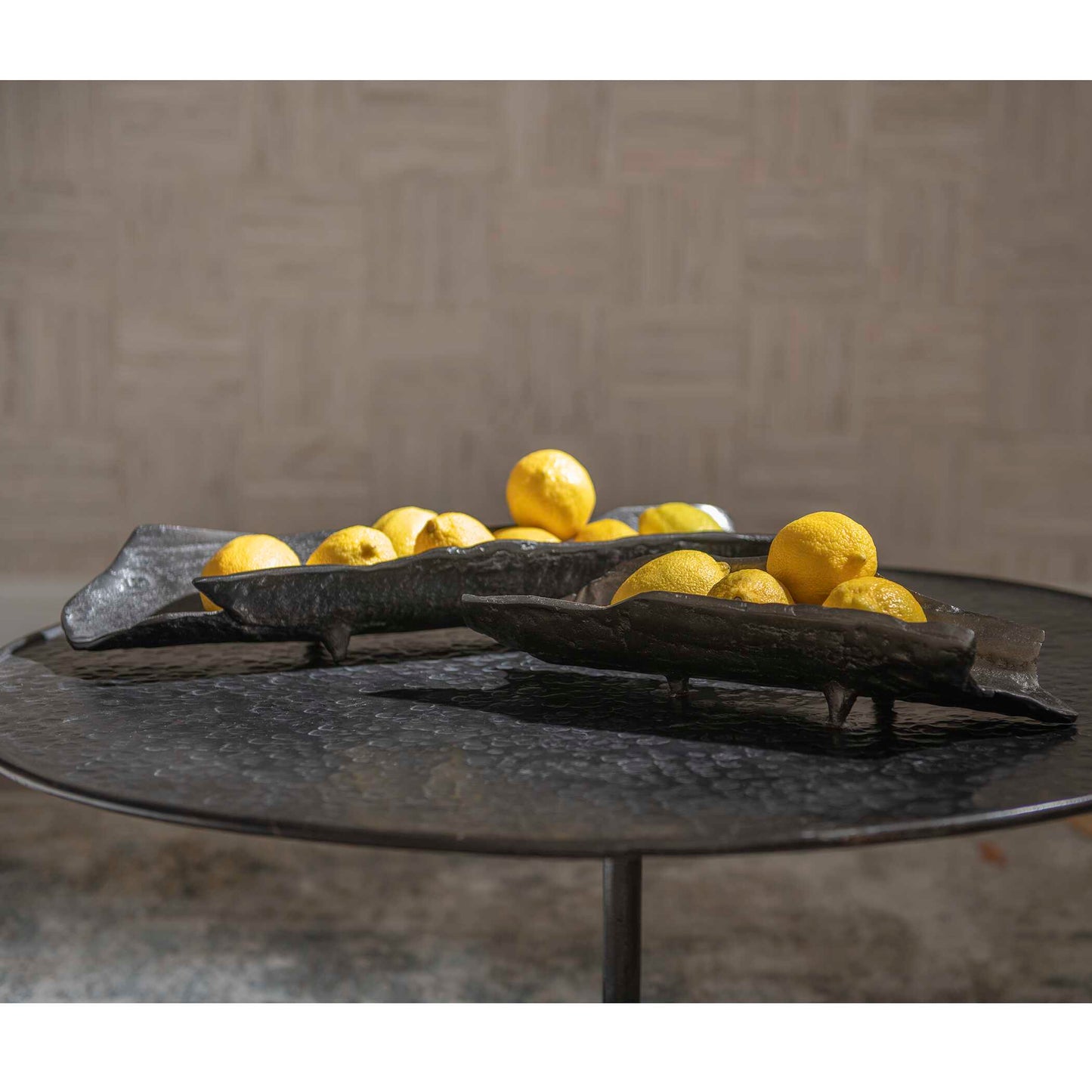 Uttermost Caryn Nickel Trays Set/2